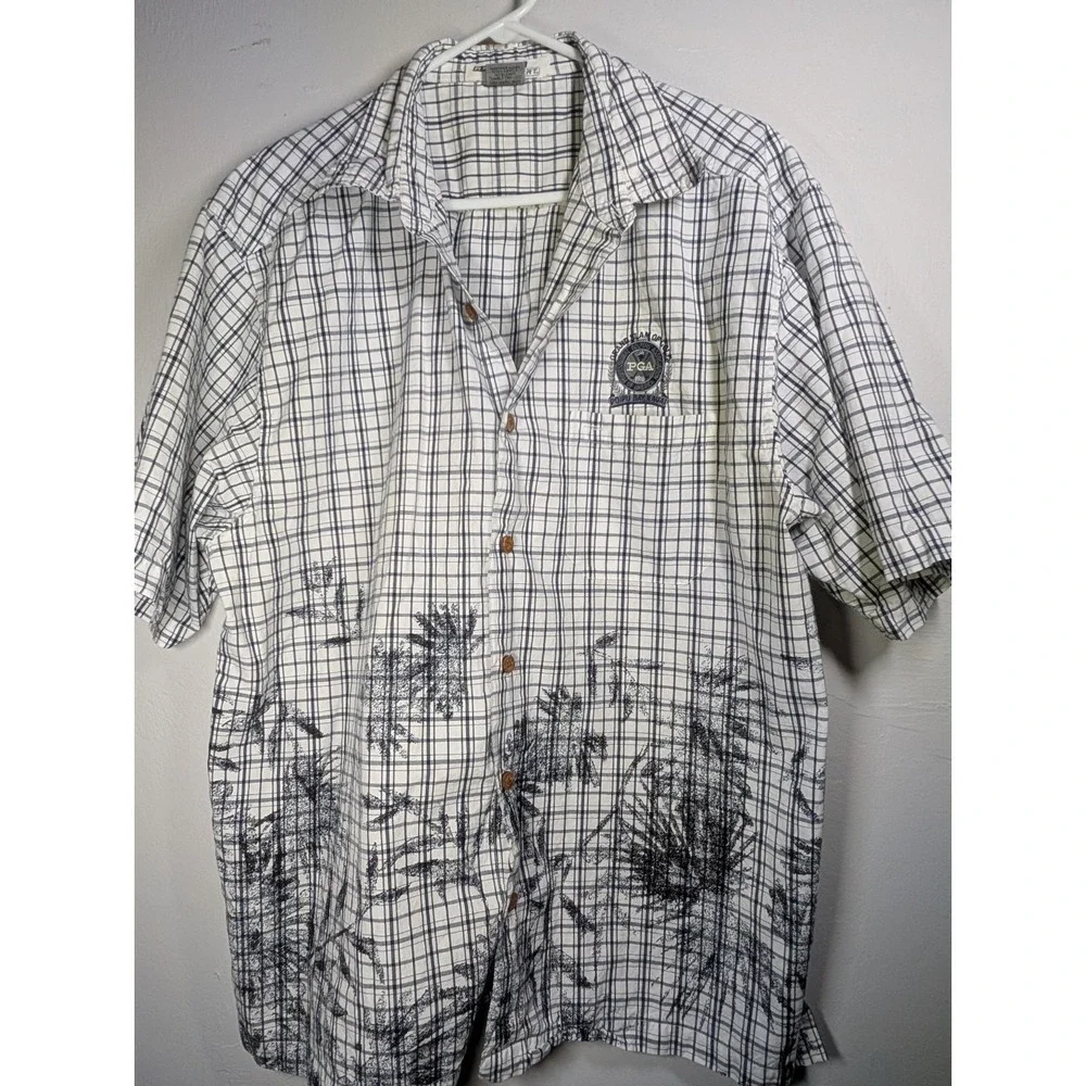 Large Men's ANTIGUA Hawaiian‎ Shirt